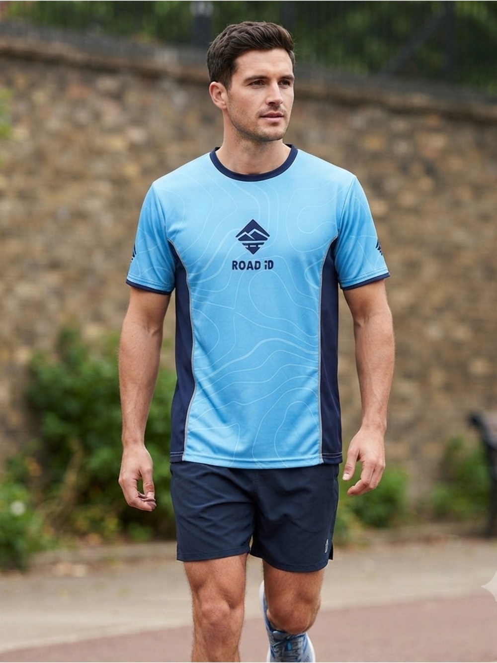 Headsweats Gear Men’s Road ID Short Sleeve Performance Tee Small NWT